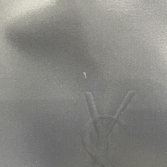 Yves Saint Laurent YSL Logo Drawstring Shoulder Bag Navy - Picture 10 of 12